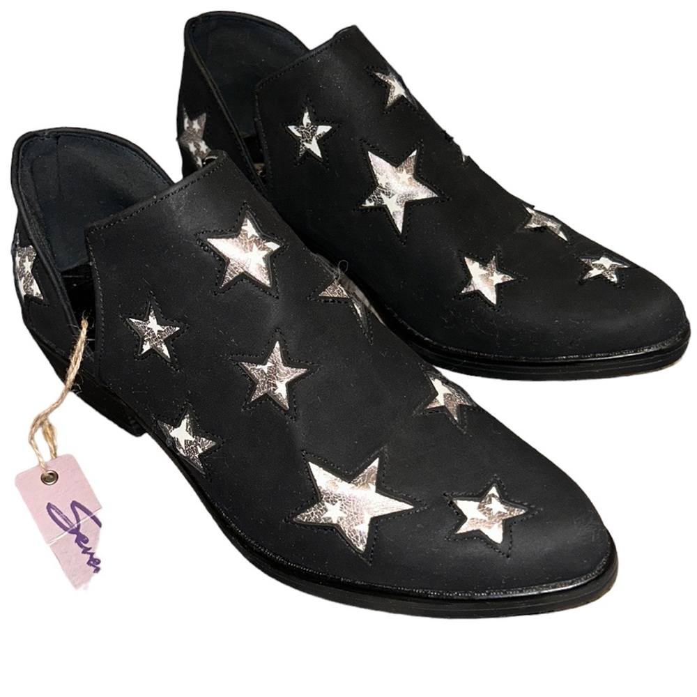 New! Seven7 Austin Nubu Rockstar Ankle Boots